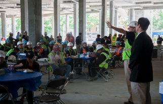 Life’s Good at the Top: West Broad’s Topping Out Party