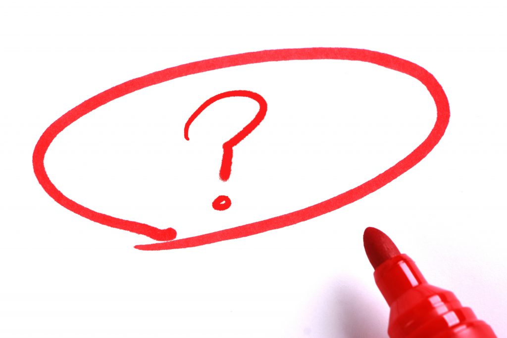question mark